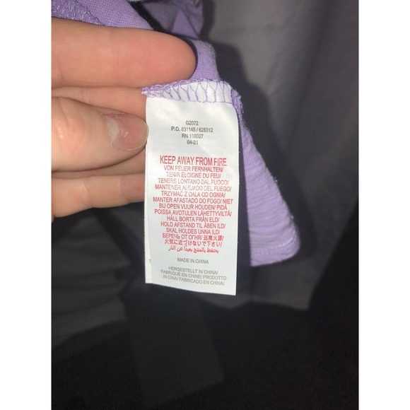 Boden Girls Lavender Purple Pom Pom Trim A Line Dress Size 13 14Y - Picture 5 of 6